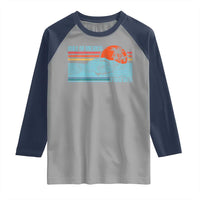 Gulf Of Mexico Forever Raglan Shirt Vintage Retro Beach Coconut Tree