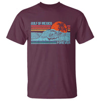 Gulf Of Mexico Forever T Shirt Vintage Retro Beach Coconut Tree