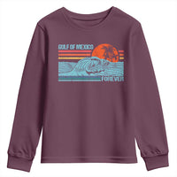 Gulf Of Mexico Forever Youth Sweatshirt Vintage Retro Beach Coconut Tree