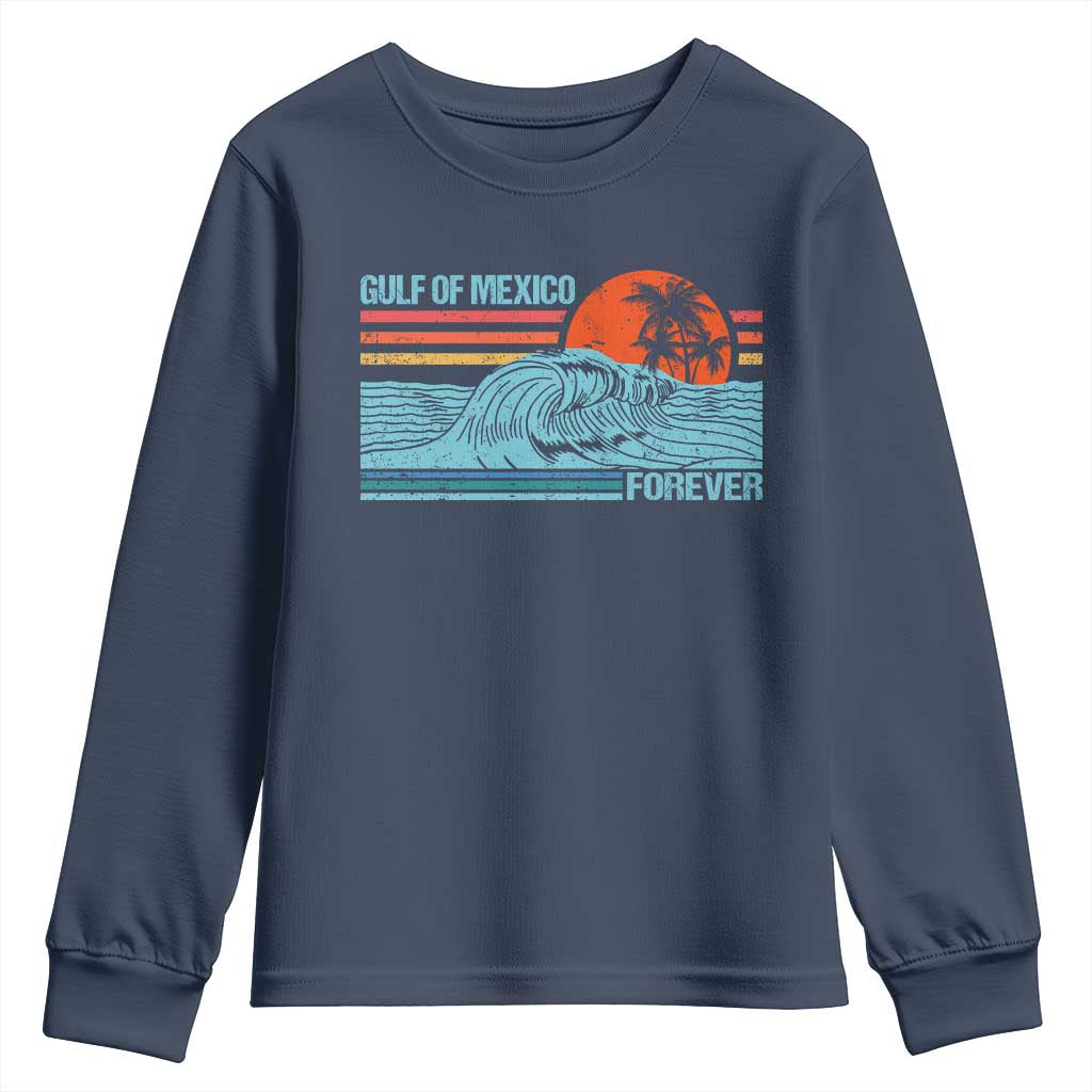 Gulf Of Mexico Forever Youth Sweatshirt Vintage Retro Beach Coconut Tree