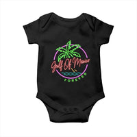 Gulf Of Mexico Forever Baby Onesie Beach Coconut Palm Tree Neon Light