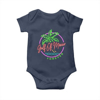 Gulf Of Mexico Forever Baby Onesie Beach Coconut Palm Tree Neon Light