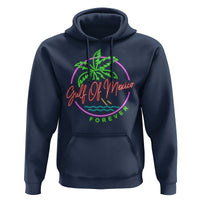 Gulf Of Mexico Forever Hoodie Beach Coconut Palm Tree Neon Light