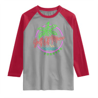 Gulf Of Mexico Forever Raglan Shirt Beach Coconut Palm Tree Neon Light