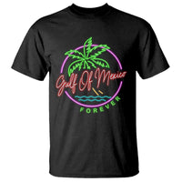 Gulf Of Mexico Forever T Shirt Beach Coconut Palm Tree Neon Light
