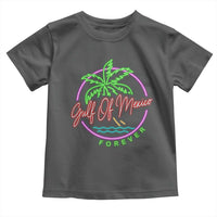 Gulf Of Mexico Forever Toddler T Shirt Beach Coconut Palm Tree Neon Light