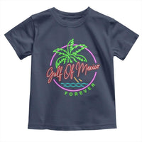 Gulf Of Mexico Forever Toddler T Shirt Beach Coconut Palm Tree Neon Light
