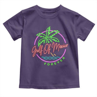 Gulf Of Mexico Forever Toddler T Shirt Beach Coconut Palm Tree Neon Light