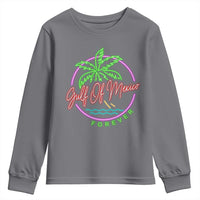 Gulf Of Mexico Forever Youth Sweatshirt Beach Coconut Palm Tree Neon Light