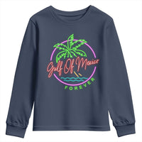 Gulf Of Mexico Forever Youth Sweatshirt Beach Coconut Palm Tree Neon Light