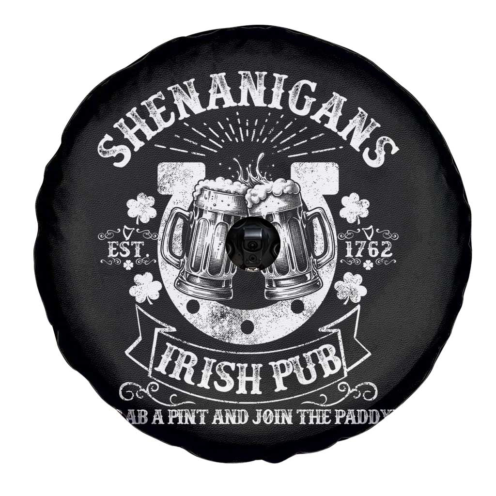 Funny Shenanigans Irish Pub Grab A Pint And Join The Paddy Spare Tire Cover Irish Beer