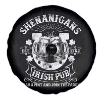 Funny Shenanigans Irish Pub Grab A Pint And Join The Paddy Spare Tire Cover Irish Beer