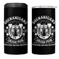 Funny Shenanigans Irish Pub Grab A Pint And Join The Paddy 4 in 1 Can Cooler Tumbler Irish Beer - Wonder Print Shop