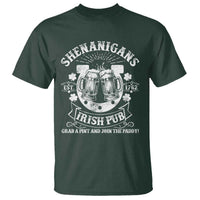 Funny Shenanigans Irish Pub Grab A Pint And Join The Paddy T Shirt Irish Beer