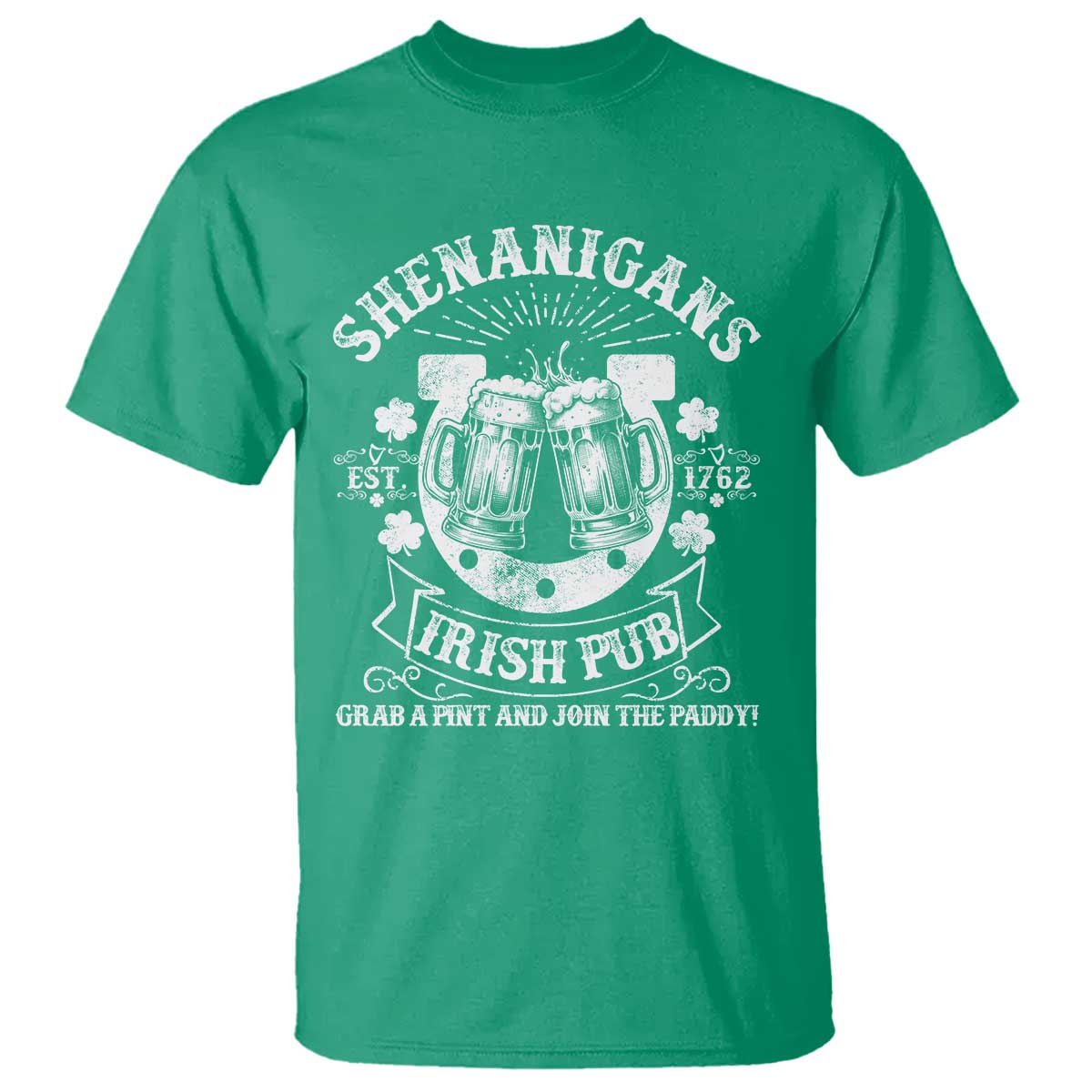 Funny Shenanigans Irish Pub Grab A Pint And Join The Paddy T Shirt Irish Beer