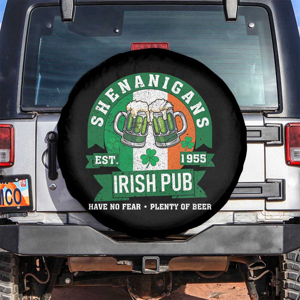 Funny St Patrick's Day Beer Drinking Spare Tire Cover Shenanigans Irish Pub Have No Fear Plenty Of Beer
