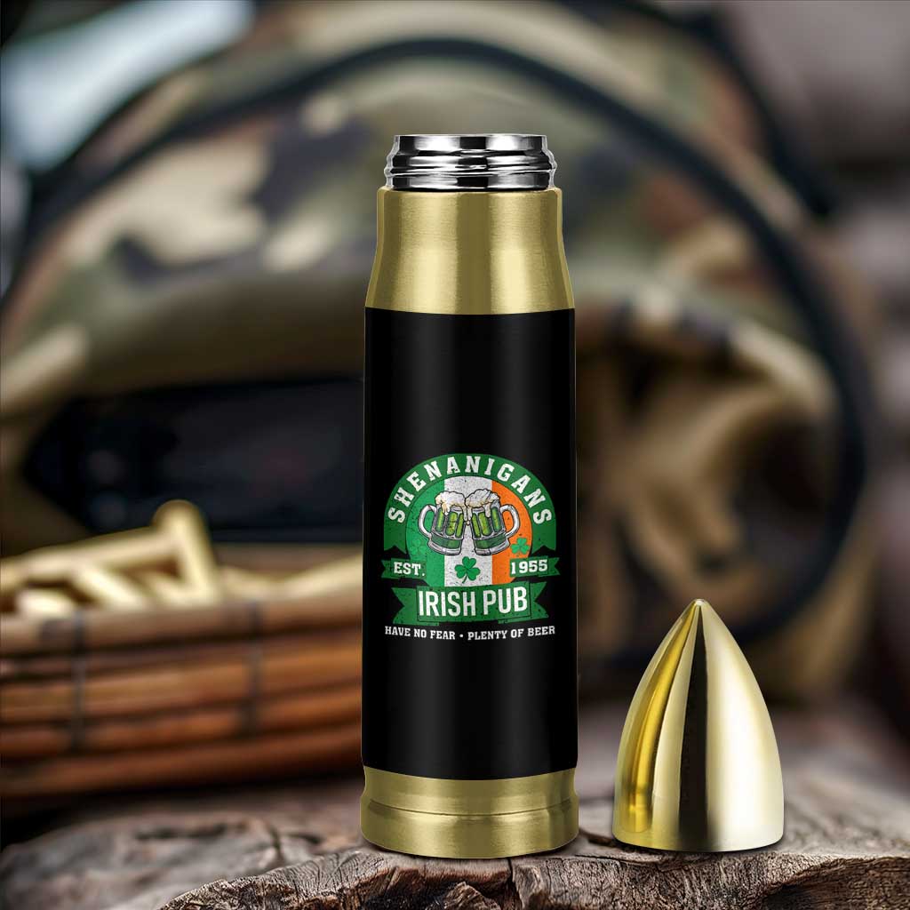 Funny St Patrick's Day Beer Drinking Bullet Tumbler Shenanigans Irish Pub Have No Fear Plenty Of Beer - Wonder Print Shop