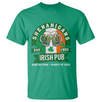 Funny St Patrick's Day Beer Drinking T Shirt Shenanigans Irish Pub Have No Fear Plenty Of Beer
