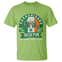 Funny St Patrick's Day Beer Drinking T Shirt Shenanigans Irish Pub Have No Fear Plenty Of Beer
