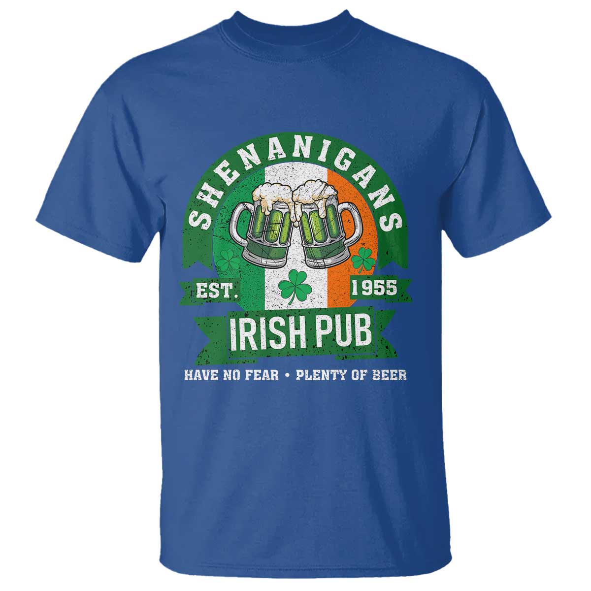 Funny St Patrick's Day Beer Drinking T Shirt Shenanigans Irish Pub Have No Fear Plenty Of Beer
