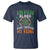 Funny Irish Blood Runs Through My Veins T Shirt Irish Pride Shamrock