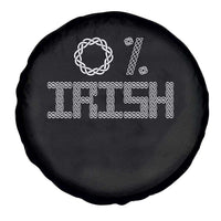Funny St Patrick's Day 0% Irish Spare Tire Cover Celtic Knot