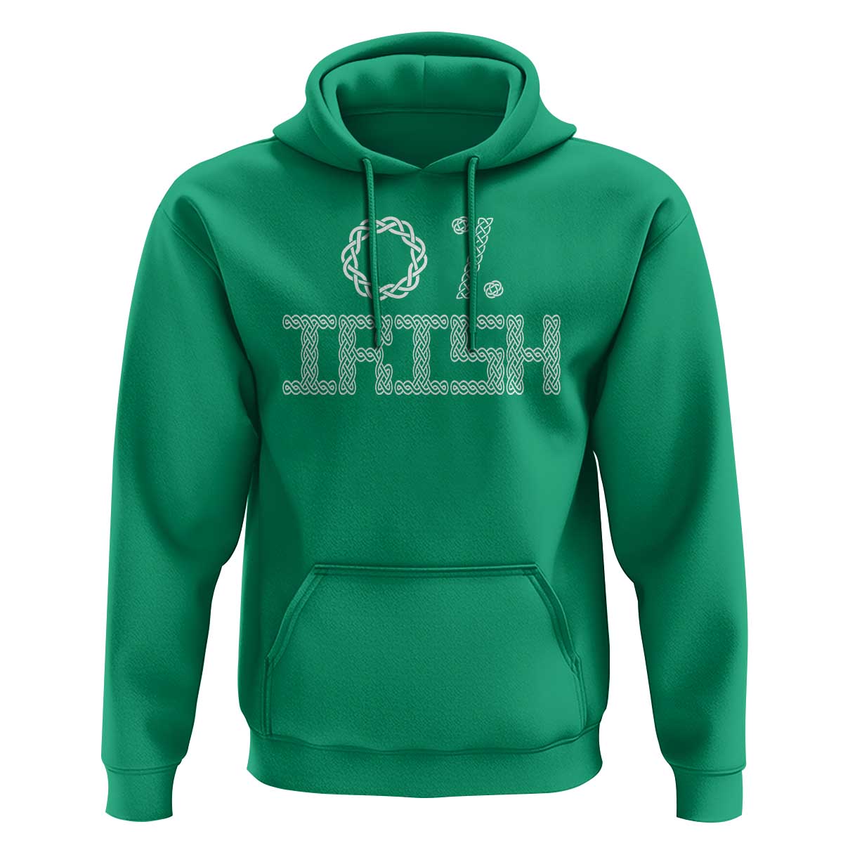 Funny St Patrick's Day 0% Irish Hoodie Celtic Knot