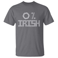 Funny St Patrick's Day 0% Irish T Shirt Celtic Knot