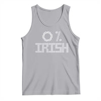 Funny St Patrick's Day 0% Irish Tank Top Celtic Knot