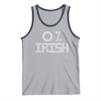 Funny St Patrick's Day 0% Irish Tank Top Celtic Knot