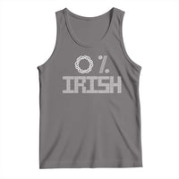 Funny St Patrick's Day 0% Irish Tank Top Celtic Knot
