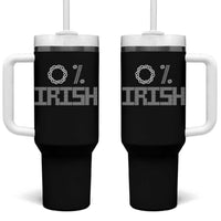 Funny St Patrick's Day 0% Irish Tumbler With Handle Celtic Knot