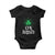 Funny 0% Irish St Patrick's Day Baby Onesie Vintage Shamrock