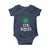 Funny 0% Irish St Patrick's Day Baby Onesie Vintage Shamrock