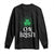 Funny 0% Irish St Patrick's Day Long Sleeve Shirt Vintage Shamrock