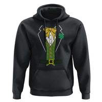 Funny St Patrick's Day Leprechaun Cosplay Tuxedo Hoodie