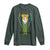 Funny St Patrick's Day Leprechaun Cosplay Tuxedo Long Sleeve Shirt