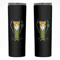 Funny St Patrick's Day Leprechaun Cosplay Tuxedo Skinny Tumbler
