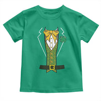 Funny St Patrick's Day Leprechaun Cosplay Tuxedo Toddler T Shirt