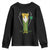 Funny St Patrick's Day Leprechaun Cosplay Tuxedo Youth Sweatshirt