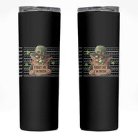 Funny Fight Me I'm Irish Skinny Tumbler Leprechaun Mug Shot St Patrick's Day