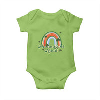 Funny St Patrick's Day Shenanigans Squad Baby Onesie Rainbow Shamrock