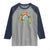 Funny St Patrick's Day Shenanigans Squad Raglan Shirt Rainbow Shamrock