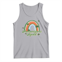 Funny St Patrick's Day Shenanigans Squad Tank Top Rainbow Shamrock