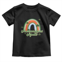 Funny St Patrick's Day Shenanigans Squad Toddler T Shirt Rainbow Shamrock