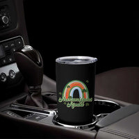Funny St Patrick's Day Shenanigans Squad Tumbler Cup Rainbow Shamrock