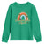 Funny St Patrick's Day Shenanigans Squad Youth Sweatshirt Rainbow Shamrock