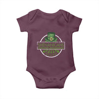 Funny St Patrick's Day Shenanigans Squad Baby Onesie Shamrock