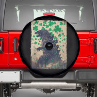 Funny St Patrick's Day Japanese Giant Monster Spare Tire Cover Vintage Shamrock