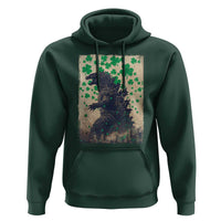 Funny St Patrick's Day Japanese Giant Monster Hoodie Vintage Shamrock